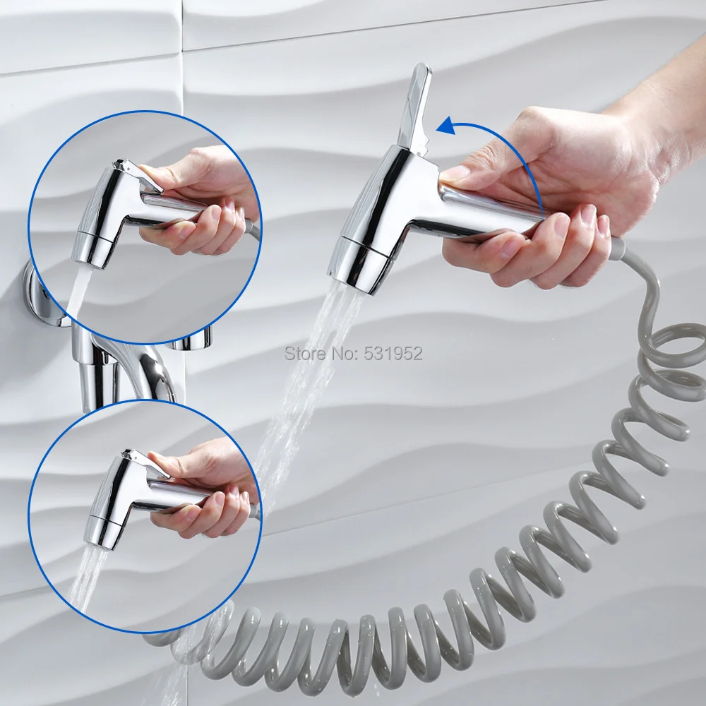 

Hand held bidet sprayer for shower, diaper sprayer, bidet sprayer, high quality, 2 functions