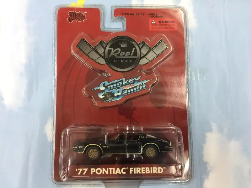 Модель автомобиля из металлического сплава 77 Pontiac Firebird Smokey Bandit 1/64|Наземный