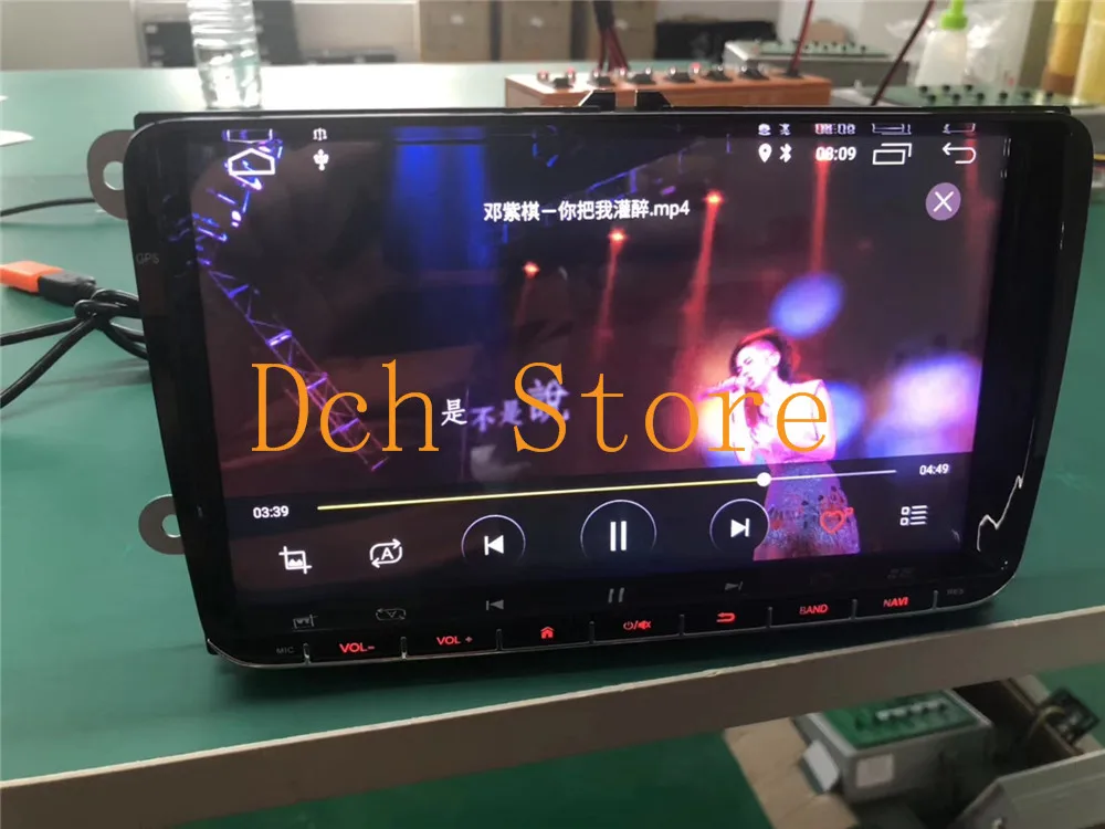 9 дюймов Android 0 8 Восьмиядерный автомобильный DVD GPS для VOLKSWAGEN skoda POLO GOLF PASSAT CC TIGUAN TOURAN