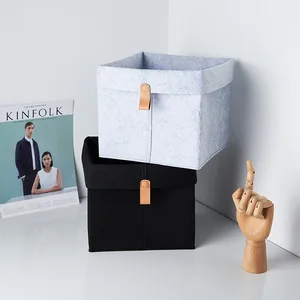 Складная коробка для 2 вида цветов, многофункциональный удобный органайзер для мусора из войлочной ткани, для корзина для хранения игрушек одежды, Домашний Органайзер, 1 шт.