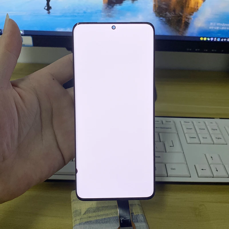 Pantalla LCD Original G985F para Samsung Galaxy S20 Plus, con Marco, 1440x3200, S20 Plus, SM- G985A, G985U, G985F/DS-2