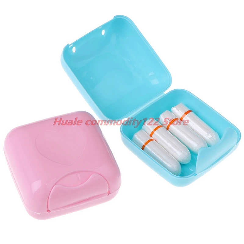 

Hot Random Color 1PCS Travel Outdoor Portable Sanitary Napkin Tampons Box Holder For Women Sent