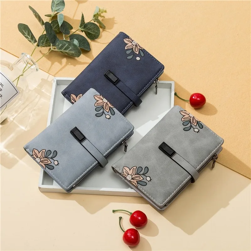 Роскошный кошелек женские кошельки и Женский дизайнерский цветочный из