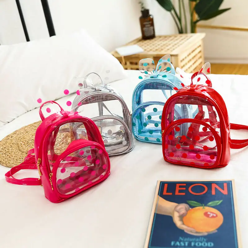 Прозрачные дорожные сумки из ПВХ школьный рюкзак прозрачные водонепроницаемые