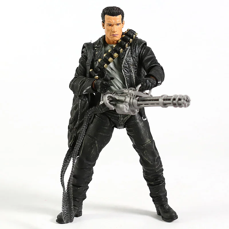 NECA Terminator 1 ~ 2 T-800 Арнольд Шварценеггер 7 дюймов экшн-фигурка Коллекционная модель