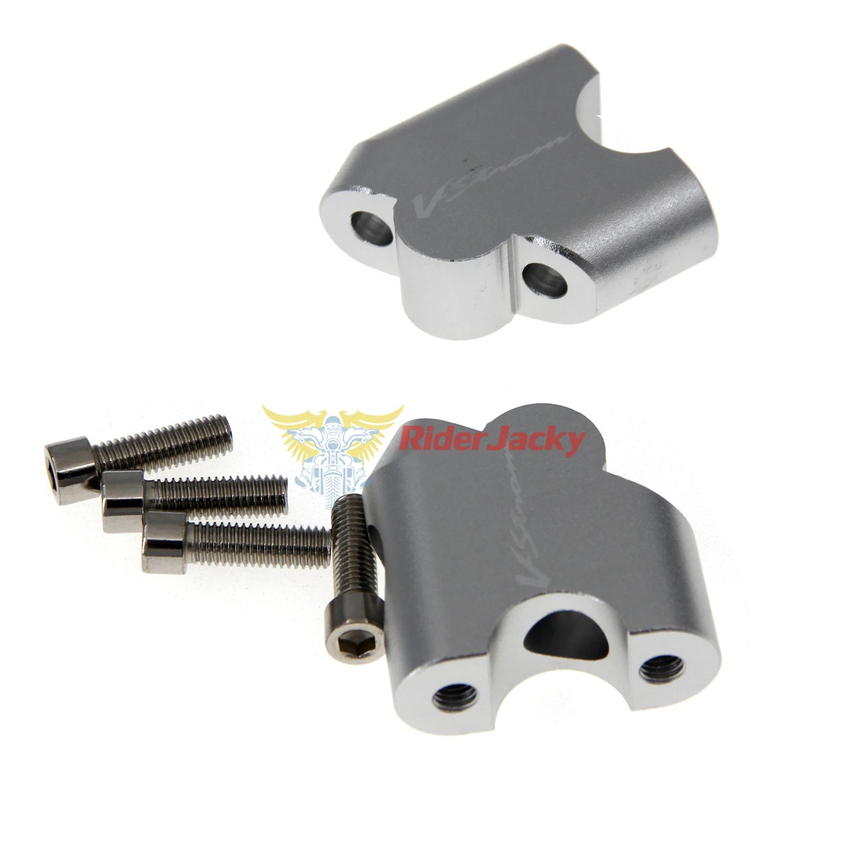 laser Logo VSTROM For Suzuki DL 650 V-STROM DL650 2004-2012 2009 2010 2011 Motorcycle Handlebar Riser Up Backs Moves Bracket Kit