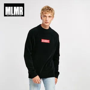 JackJones Мужской Хлопковый модный контрастный Повседневный свитер с буквенным принтом Топ Стиль 218424516