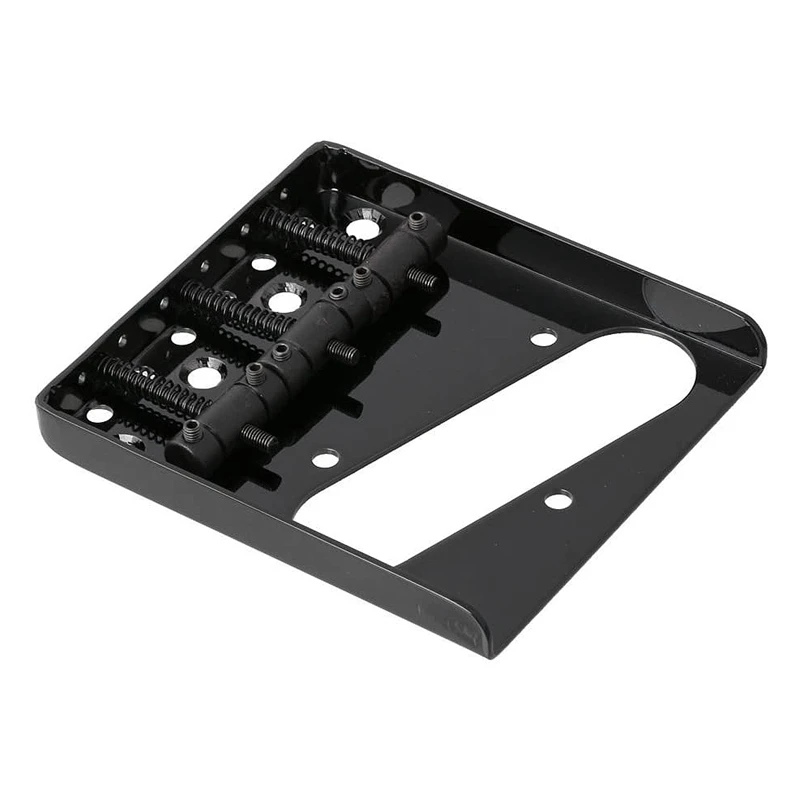3 sattel aschenbecher brücke saitenhalter für telecaster tele elektrische gitarre schwarz free global shipping