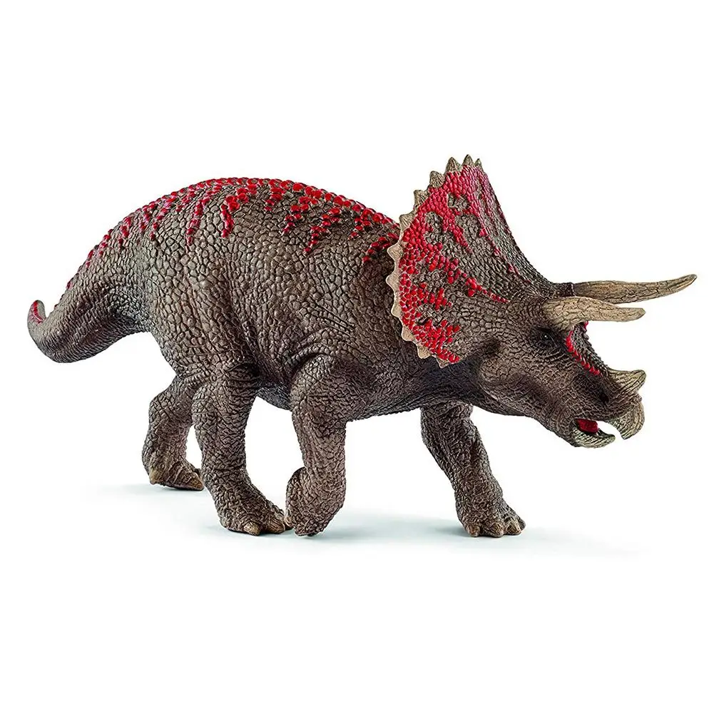 

Newest 8.3inch Triceratops Dinosaurs Mouth Open Toy Figurine PVC Figure For Boys Animal Model Christmas Birthday Gift