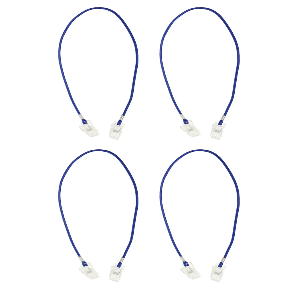 

Baby Senior Adult Napkin Clip Strap Lanyard Bib Holder Neck Chain Blue Black