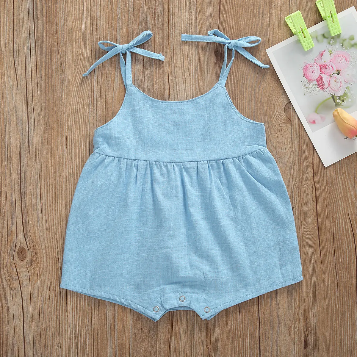 Pudcoco Одежда для новорожденных мальчиков летняя однотонная хлопковая льняная