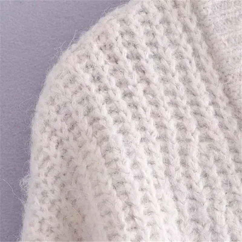 Кардиган женский трикотажный оверсайз с V-образным вырезом и длинными рукавами |