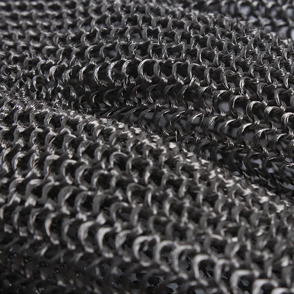 Защитные перчатки 5 уровня серебристо-серые устойчивые к порезам металлическая