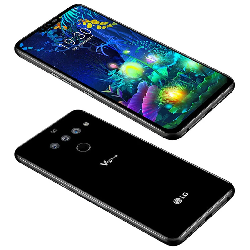 lg v50 thinq korean v500n unlocked mobile phone 6 4 6gb ram 128gb rom octa core nfc 32cameras 16mp 4g lte android smartphone free global shipping