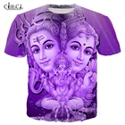 Шива Парвати Ганеша, лорд футболки для мужчинфутболки женские модные 3D принт размера плюс футболка Летняя уличная Повседневный пуловер
