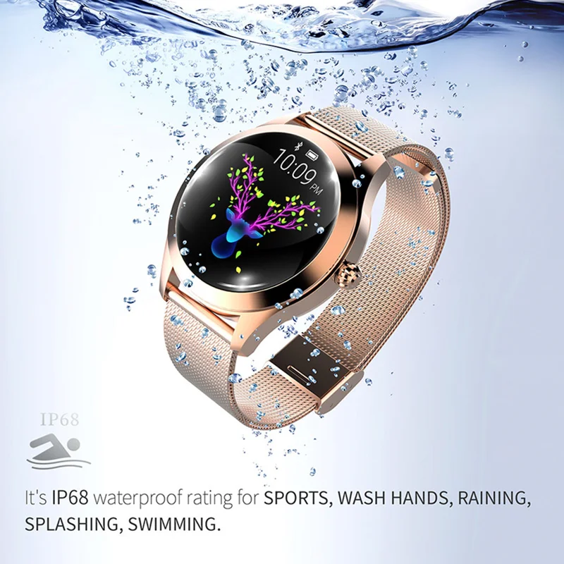 

Women Fitness smartwatch waterproof IP68 smart watch heart rate monitor multi-sports mode