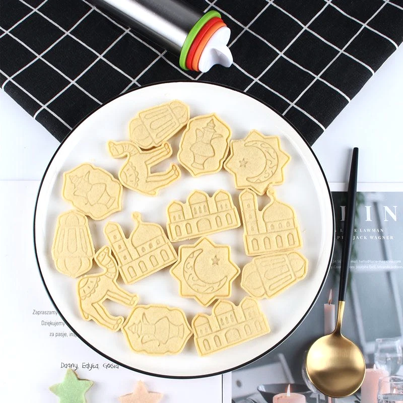 

6Pcs/set EID MUBARAK Camel Moon Star Biscuit Mold Cookie Cutters DIY Ramadan Islamic Muslim Cake Baking Tools