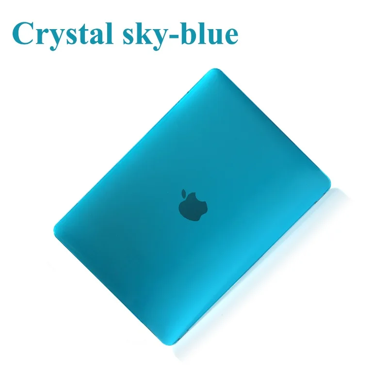 Ноутбук чехол для ноутбука MacBook Air Pro retina, возрастом 11, 12, 13, 15 Mac Book Pro 15,4 13,3 дюймов Сенсорная панель A1706 A1989 A2159 A1707 A1990 - Цвет: Crystal Skyblue