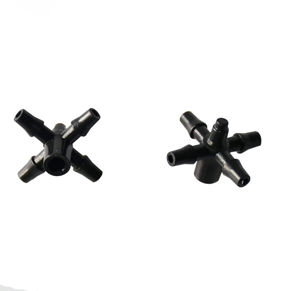 100pcs pack 1/8 &quotколючая разъем четырех способов использования до 3/5 мм трубки