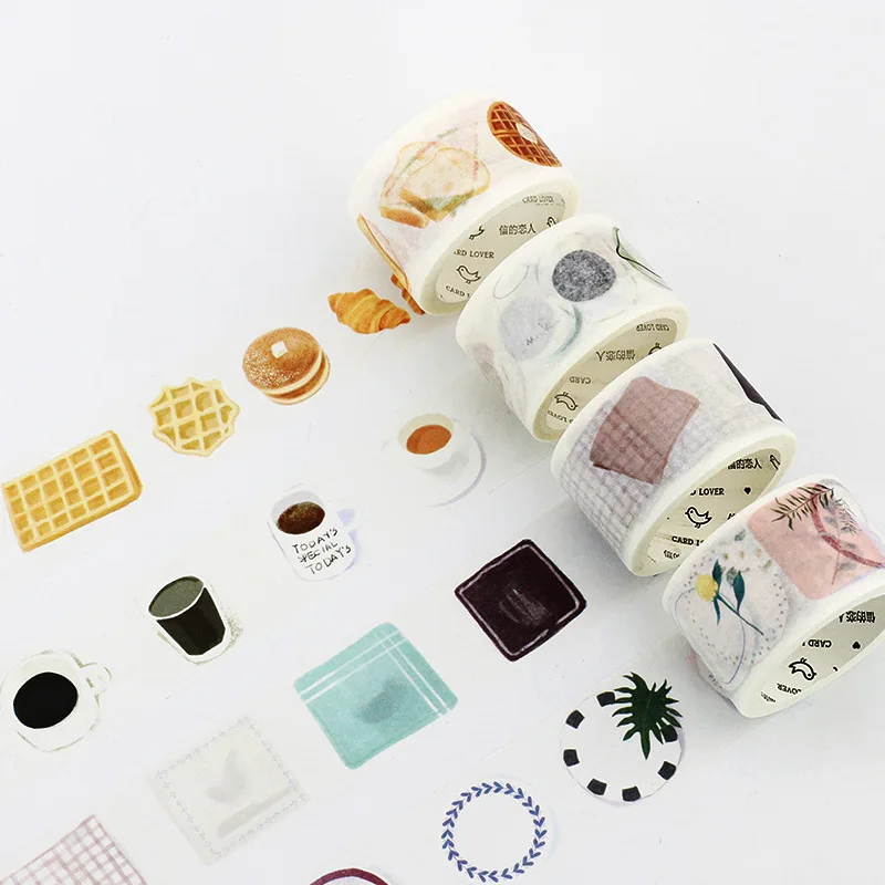 

1pc 5mm x 7m Kawaii Stationery Creative Foods Fruits Washi Tape DIY Decoration Scrapbooking Planner Masking Tape