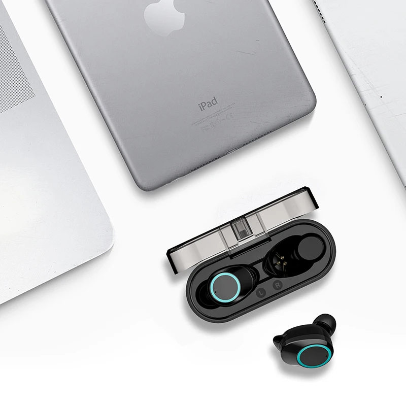 

Bluetooth Earphone Wireless Headphones Music In-ear Earbud Touch Control Sport Headset With Mic For xiaomi iphone huawei samsung