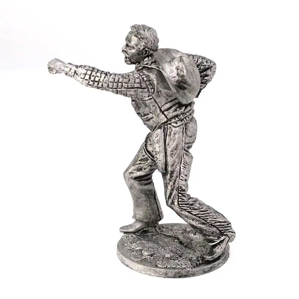 Дерущийся ковбой - оловянный солдатик фигурка 54 мм WW23 | Дом и сад