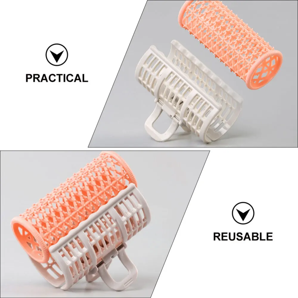 

6pcs Hairdressing Barber Hair Styling Tools Hair Curling Roller Hairstyle Clips