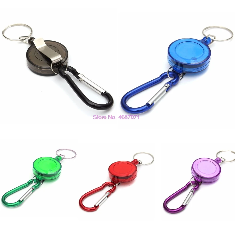 От DHL 2000 шт. многоцветный Многофункциональный брелок для ключей в катушке