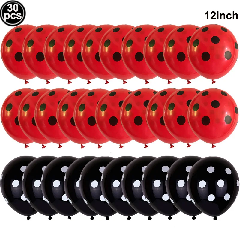 Черно-красная гирлянда с бахромой для вечеринки в честь Дня Рождения | Дом и сад