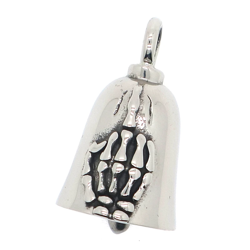 

Мужская Байкерская подвеска в виде колокольчика из нержавеющей стали 316L