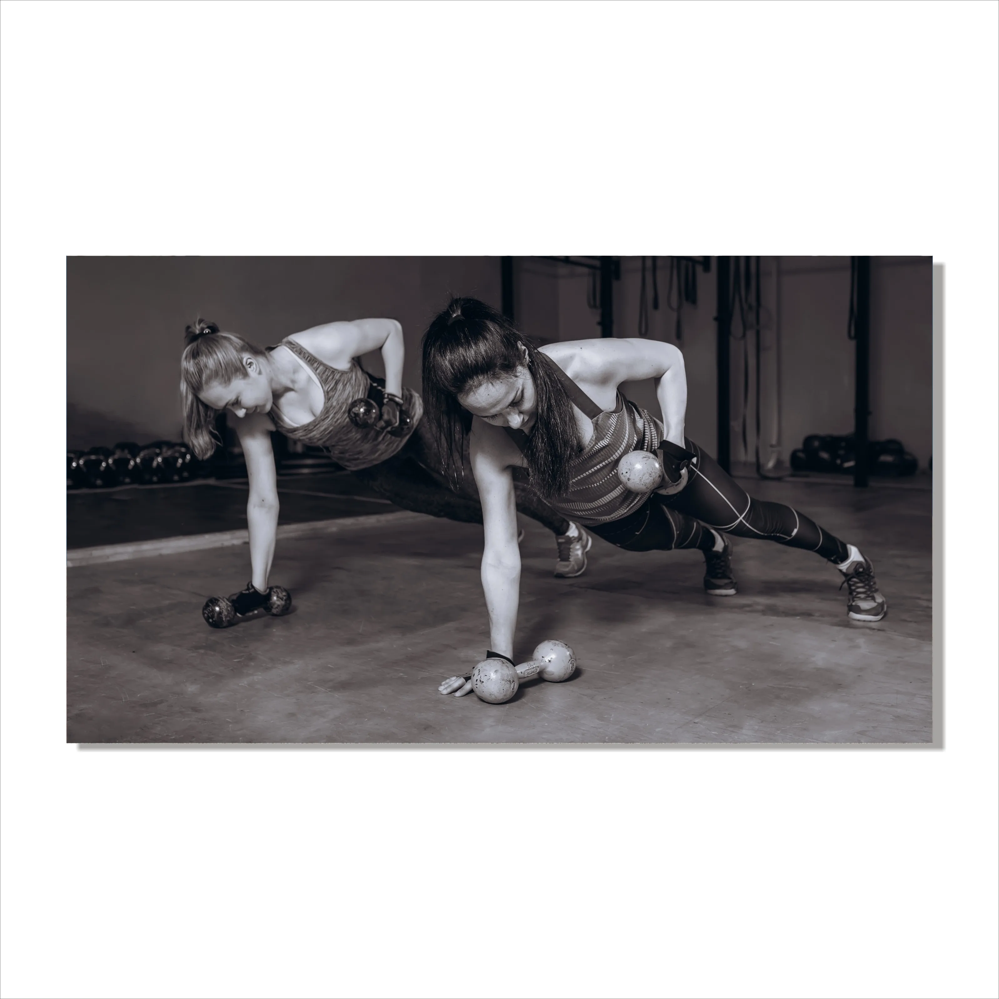 

Workout Posters for Home Gym Yoga Poses Reference Chart Studio Black White Poster