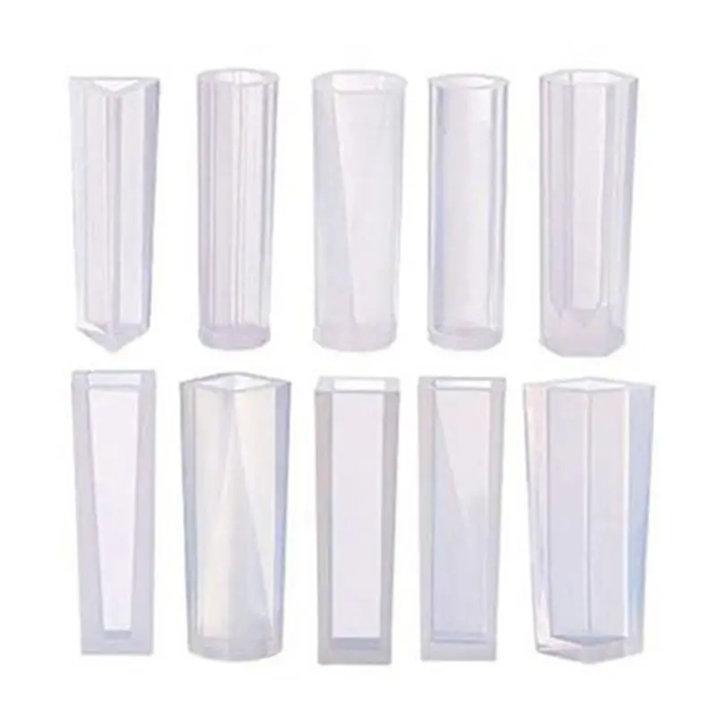 

DIY Bracelet Pendant Drop Glue Mold Set Crystal Silicone Mold with Dropper Stir