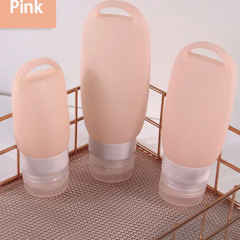 

1Pcs Empty 40/60/90ML Bottle Portable Travel Plastic Silicone Lotion Liquid Container Refillable Bottles