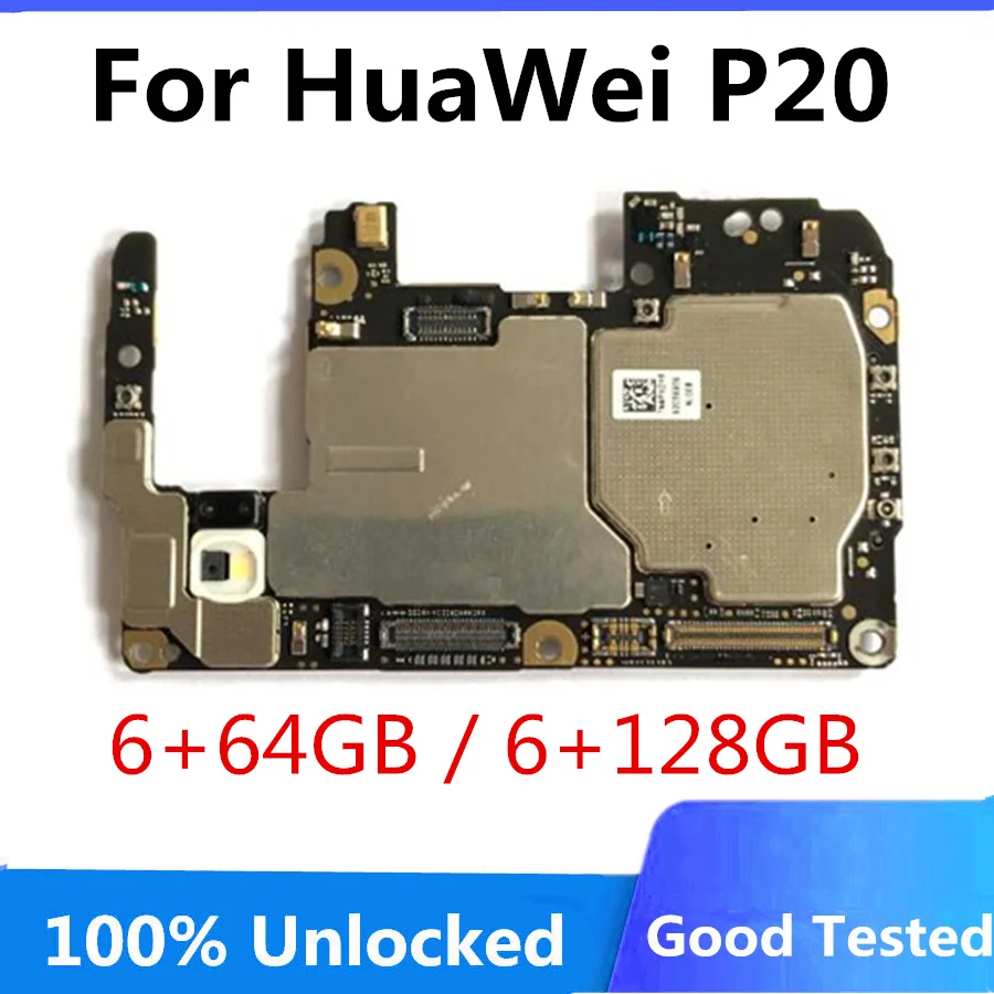 Для Huawei P20 оригинальная разблокированная материнская плата с полными чипами для