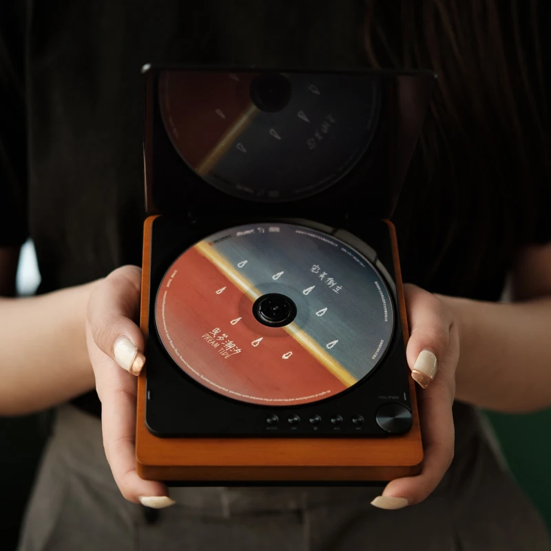 Портативный CD плеер Hi Fi музыкальный КОМПАКТНЫЙ ДИСК Bluetooth оптический аудиовыход 3