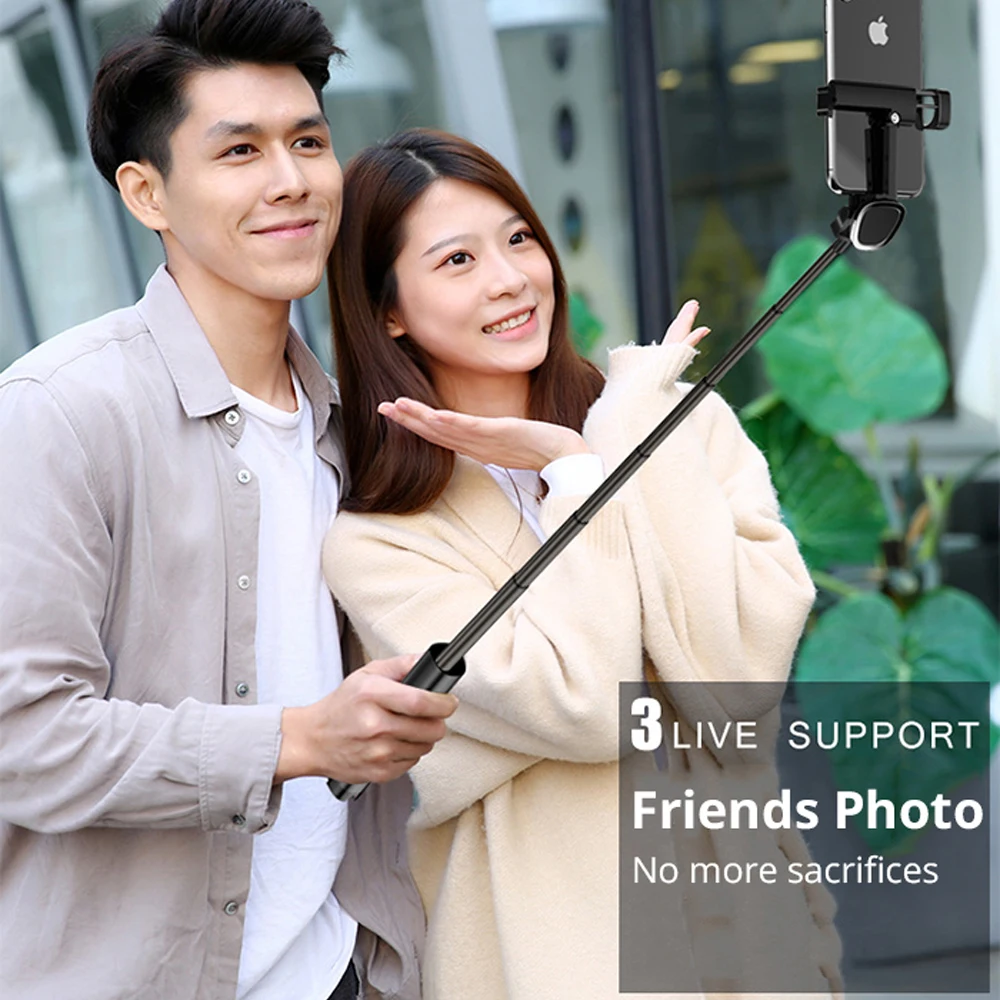 Портативный интегрированный штатив селфи-палка скрытый кронштейн для телефона