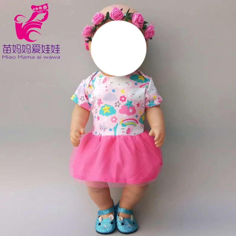 Одежда для куклы-младенца, штаны, рубашка, юбка-пачка для 1" 45 см, кукольная одежда, набор игрушек, одежда для детей, подарок для девочек