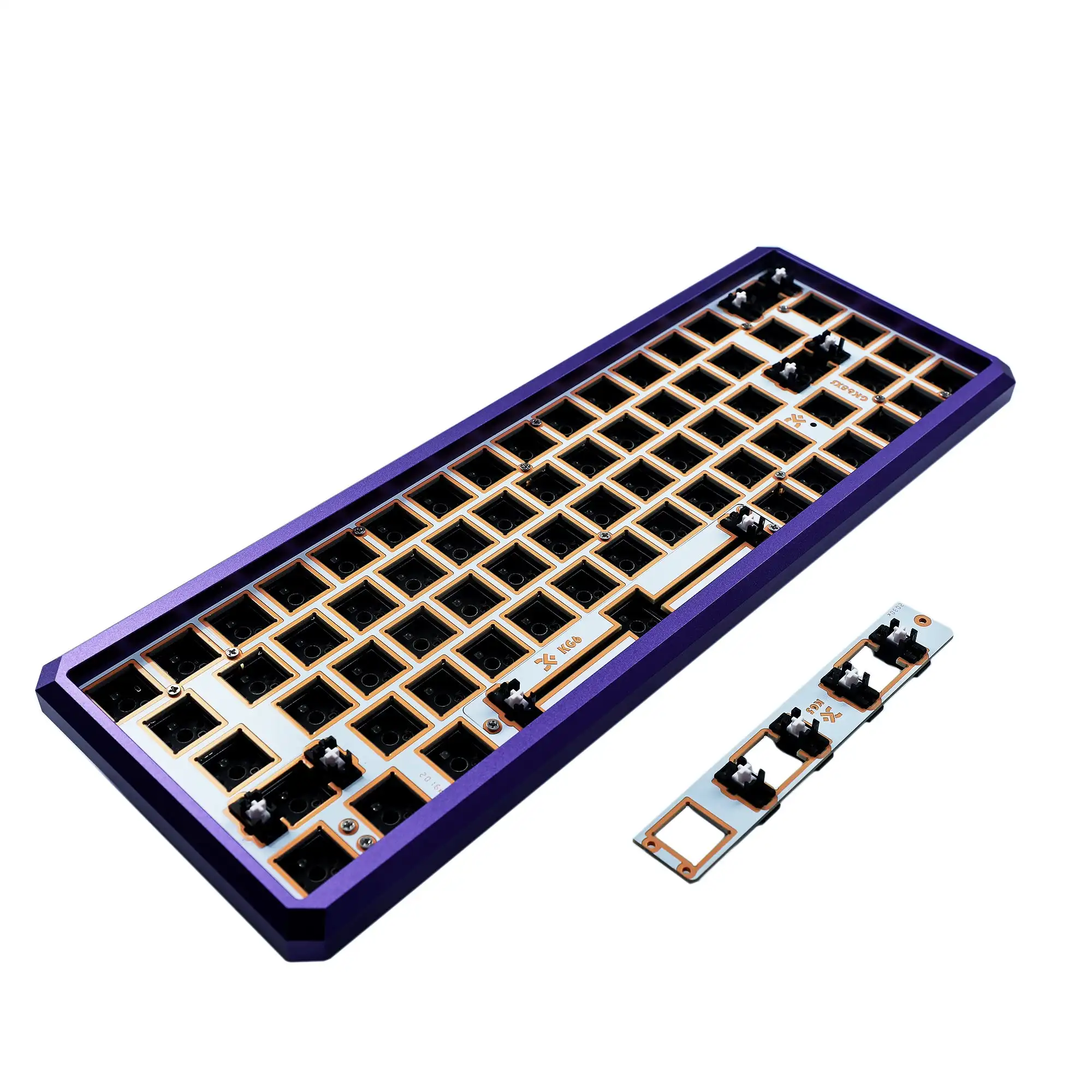65% 68 Hotswap высокопрофильная клавиатура CNC чехол алюминиевая пластина Bluetooth полная RGB PCB GK68 GK68X GK68XS набор механических клавиатур