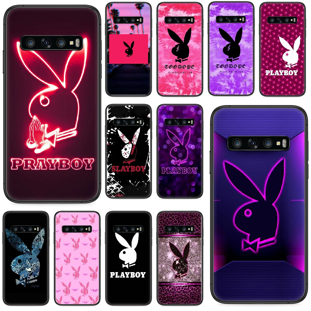 Роскошный брендовый чехол Playboy с кроликом для телефона Samsung Galaxy S 10 20 3 4 5 6 7 8 9 Plus E Lite
