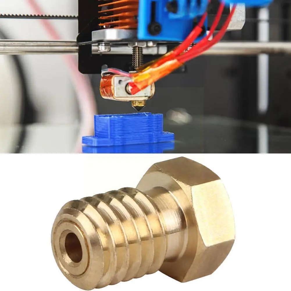 

Sapphire/красный распылитель V6 1,75 мм сопла 0,4 мм высокая температура для Petg Abs Pet Peek нейлоновые детали для 3D-принтера O1n8