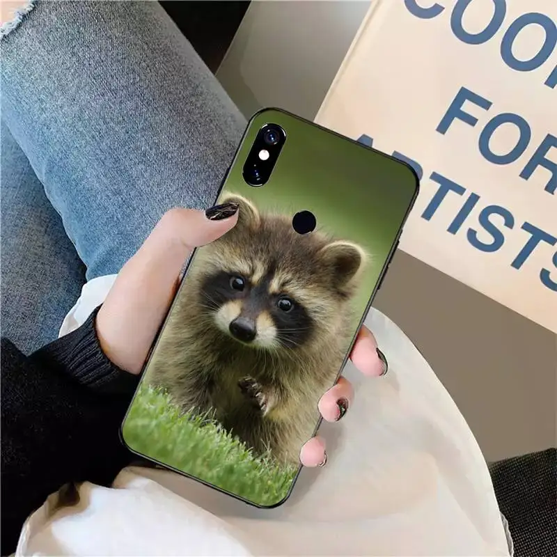 

Raccoon cute lovely animal Phone Case For Xiaomi Redmi note 7 8 9 t max3 s 10 pro lite coque funda shell cover