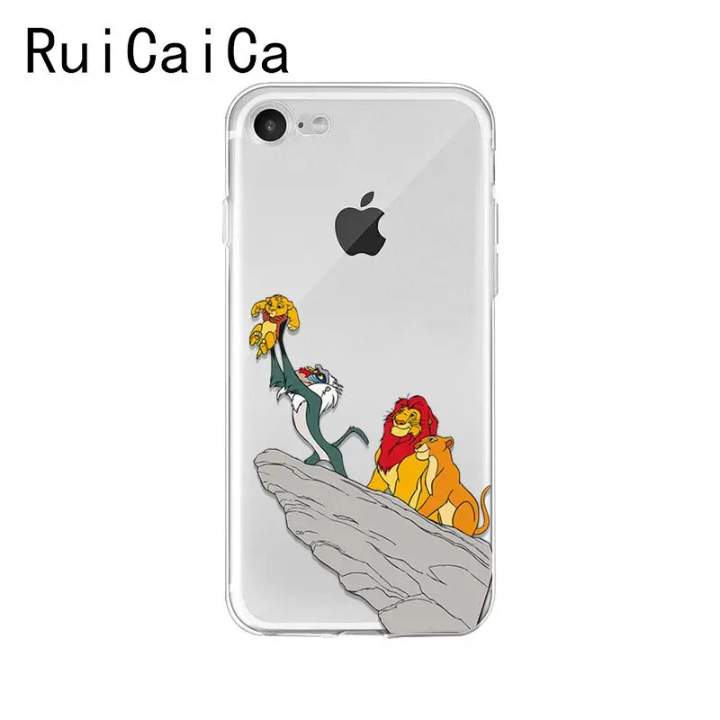 A11 Ruicaica лев Король Simba мультфильм Мода Новинка чехол для телефона Fundas для iPhone 8 7 6S Plus X XS MAX 5 5S SE XR 10 Чехол - Цвет: A11