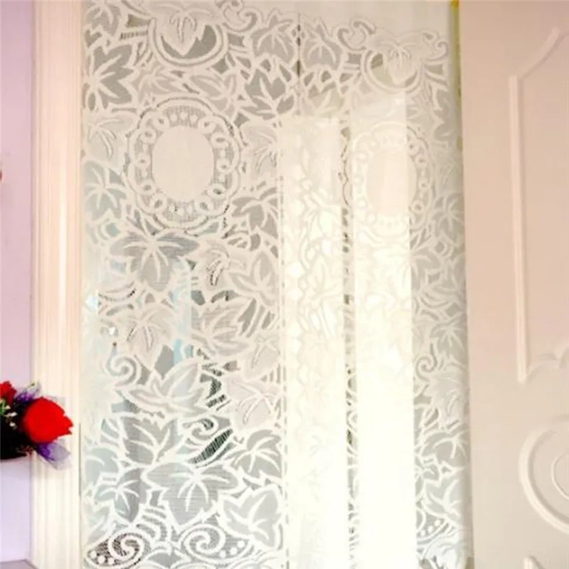 Кружево Шторы s половина Сетчатая занавеска со шнурком для Гостиная Кухня Шкаф