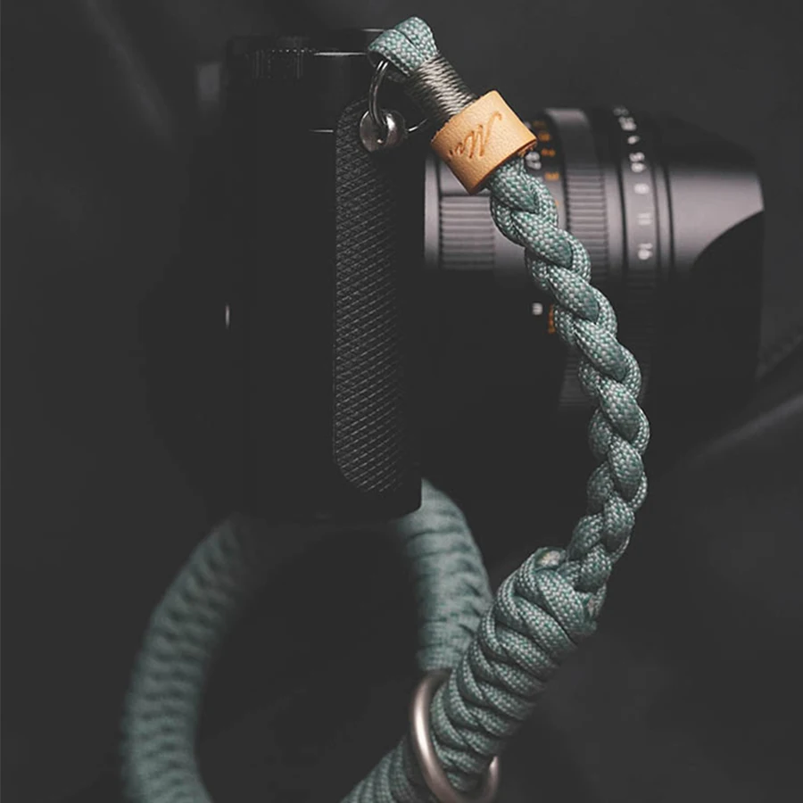 Ручной работы тканая Парашютная веревка Камера Ремешок на руку для Fuji X-T30 X-T3 sony A6400 A6500 A7III RX100 Leica Olympus