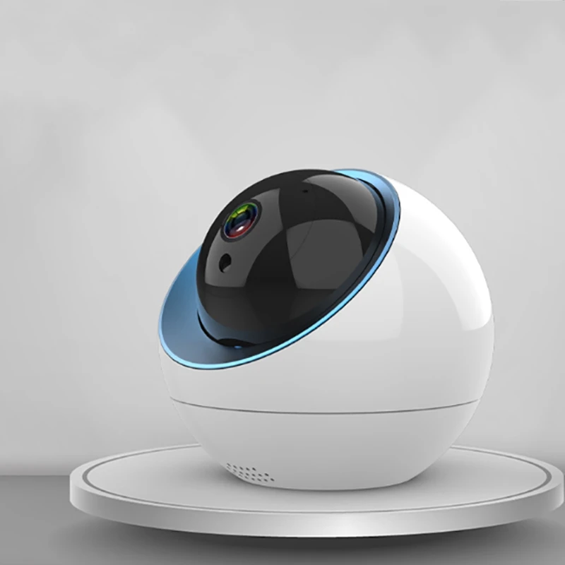 

Surveillance Camera Indoor WIFI Network Monitor 1080P HD Night Vision 360 Camera for Alexa, Google Home