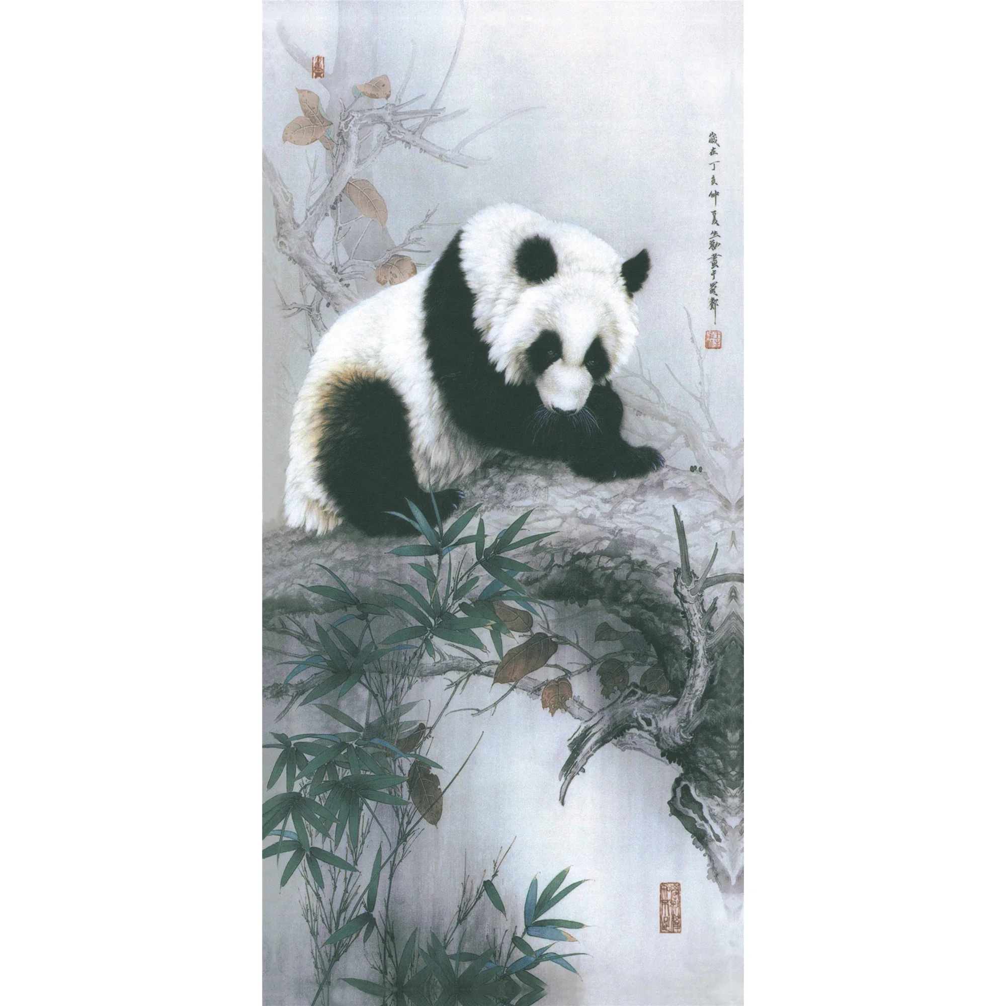 Азиатское искусство прокрутки стены фэншуй украшение интерьера художественное