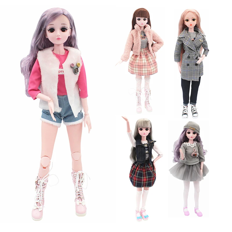 Одежда для кукол 60 см аксессуары на каждый день 1/3 платье шарнирной куклы