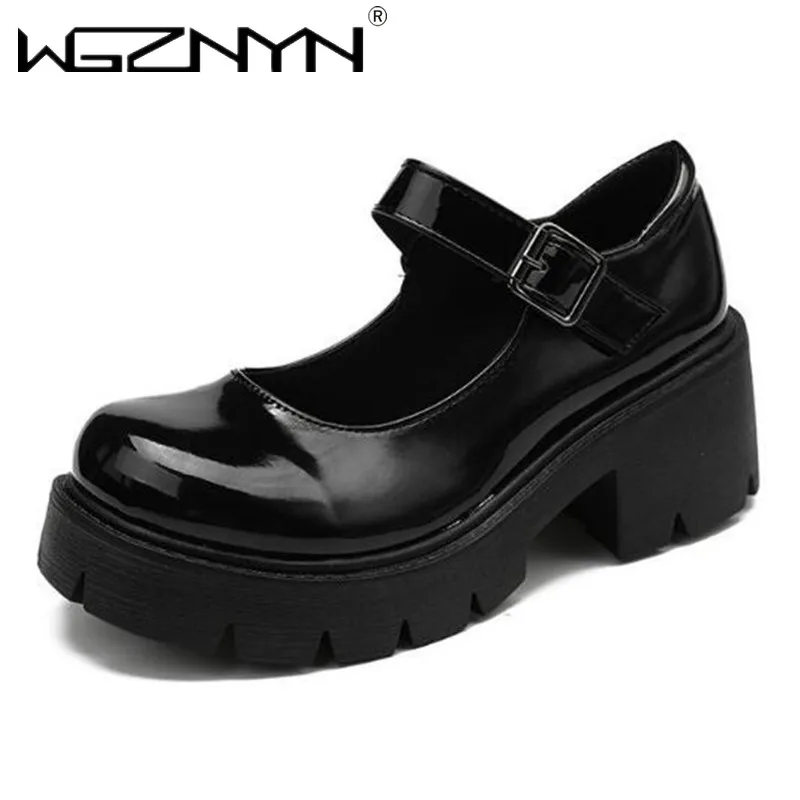 

Lolita Shoes Women Japanese Style Vintage Soft Sister Girls High Heels Waterproof Platform College Student Cosplay Costume Shoes
