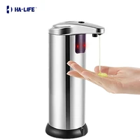 stainless steel liquid soap dispenser automatic soap dispenser smart sensor 250ml hand wash washer dispenser kitchen bathroom