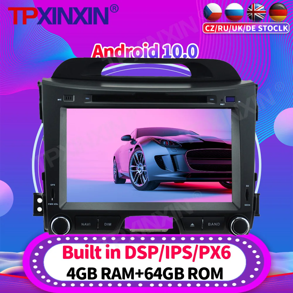 

Android 10 Car Radio For KIA Sportage 2010-2016 Multimedia Video Player Navigation Stereo HeadUnit GPS Accessories Auto 2din dvd